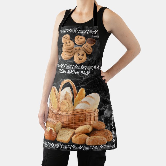 ADD YOUR NAME-MASTER BAKER  All-Over Print Apron (Insitu)