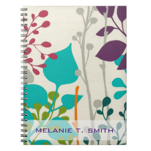 Add Your Name Metro Garden III Notebook
