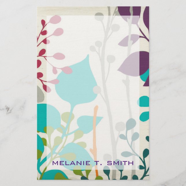 Add Your Name | Metro Garden III Stationery (Front)