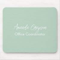 Add Your Name Minimal Monogram New Job Position Mo