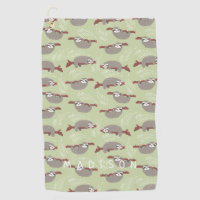 Add Your Name | Modern and Cute Sloth Pattern