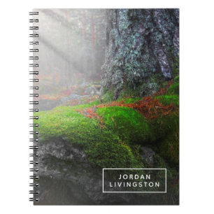 Add Your Name   Moss in the Forest Notebook