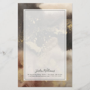 Add Your Name Mountain Seasons Stationery