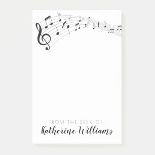 Add Your Name Musical Flow of Notes