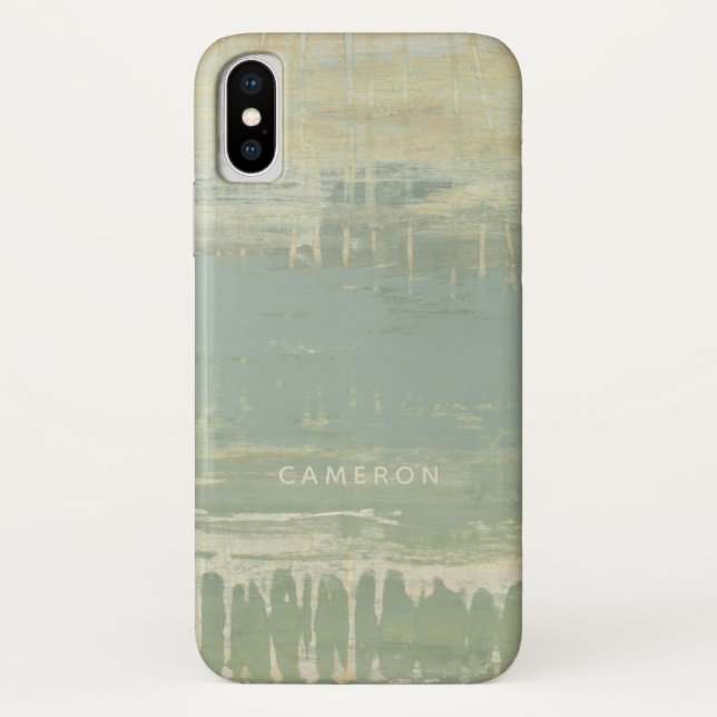 Add Your Name | Muted Horizon Case-Mate iPhone Case (Back)