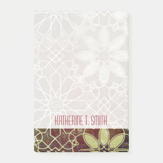 Add Your Name | Mystic Tiles II Post-it Notes (Front)