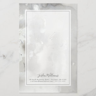 Add Your Name   Mystical Objects - Grey Stationery
