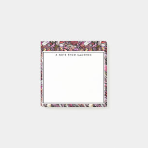 Add Your Name   Nail Studio Pattern Post-it Notes