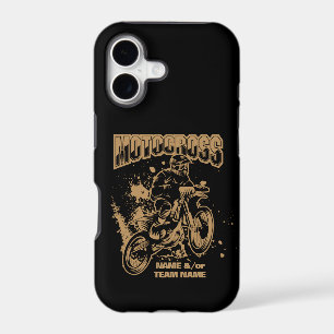 Add Your Name or Team Name Motocross Rider on Bike