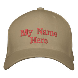 Add Your Name or Text Choose Thread Colour Embroidered Hat