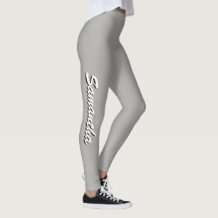 Add your name or text leggings