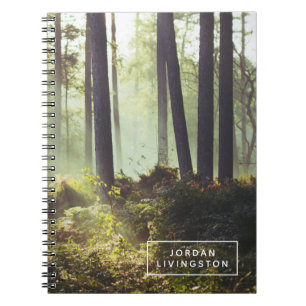 Add Your Name Patch of Underbrush in the Forest Notebook