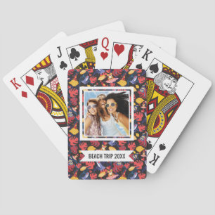 Add Your Name   Pattern Of The Lovers Frogs Playing Cards