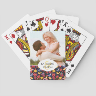 Add Your Name   Pattern Of The Lovers Frogs Playing Cards