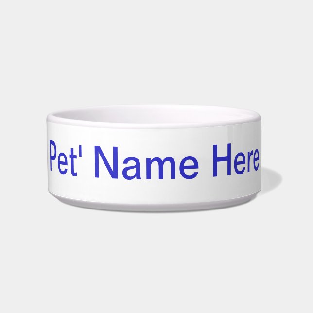 Add your name, personal items bowl (Front)