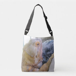 Add your Name Personalised Bearded Dragon Photo Crossbody Bag