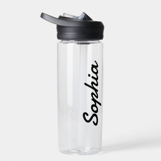 Add Your Name Personalised Name Plastic Water Bottle (Right)