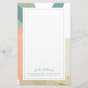 Add Your Name Platelet Stationery