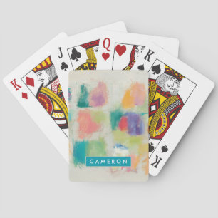 Add Your Name   Popsicles Horizontal Stone Playing Cards
