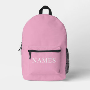 Add Your Name Printed Backpack