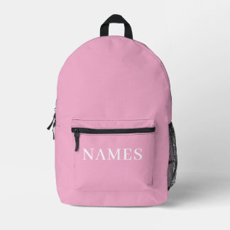 Add Your Name Printed Backpack