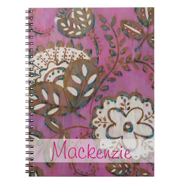 Add Your Name | Radiant Ornament I Notebook (Front)