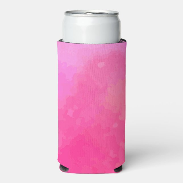Add Your Name Shades of Pink Seltzer Can Cooler (Seltzer Front)