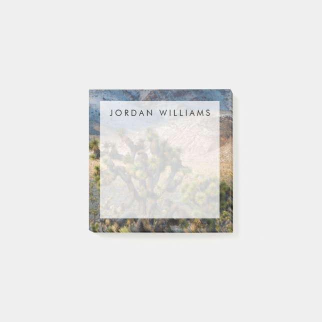 Add Your Name | Snow In Death Valley Post-it Notes (Front)
