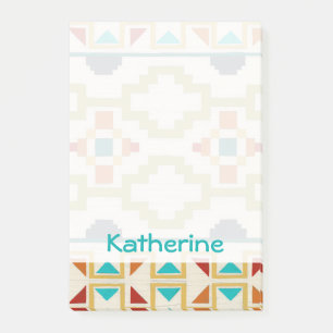 Add Your Name Southwest Geometry I Post-it Notes