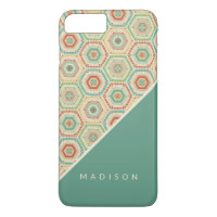 Add Your Name | Southwest Hexagon Pattern