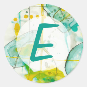 Add Your Name Splish Splash I Classic Round Sticker