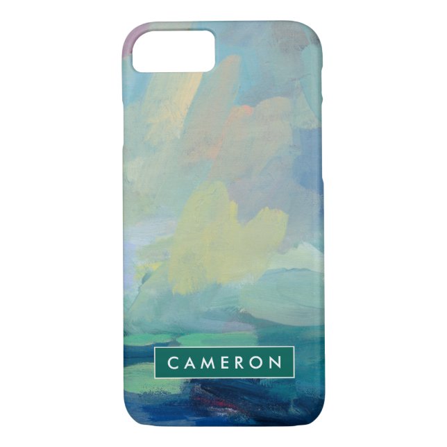 Add Your Name | Storm I Abstract Print Case-Mate iPhone Case (Back)