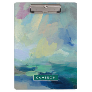 Add Your Name   Storm I Abstract Print Clipboard