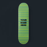 Add Your Name Stripes Skateboard Deck<br><div class="desc">Add Your Name Stripes Skateboard Deck</div>