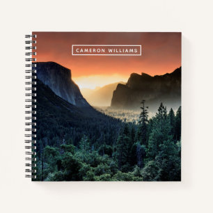 Add Your Name Sunrise Yosemite National Park Notebook