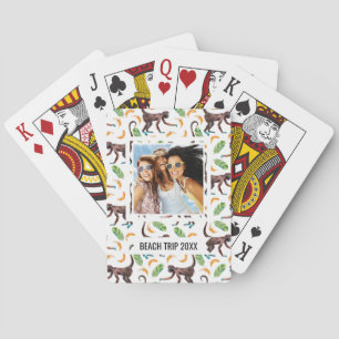 Add Your Name Sweet Monkeys Juggling Bananas Playing Cards