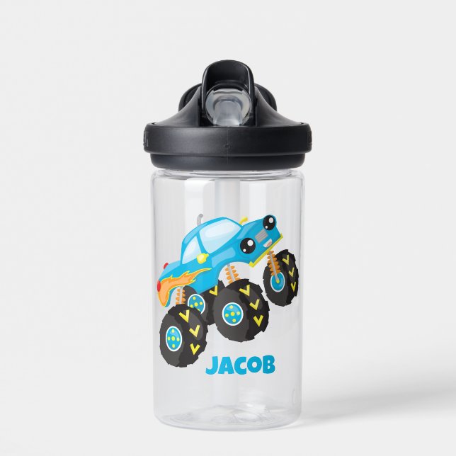 Add Your Name/Text -Kids Water Bottle (14 oz) (Front)