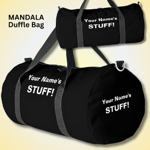 Add Your Name Text Subject (one or two lines)      Duffle Bag