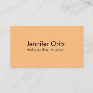 Add your name text violin music teacher musician l business card