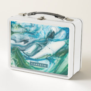 Add Your Name   Tidal Sweep II Metal Lunch Box
