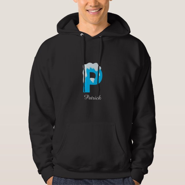 Add your name to your hoodie (Letter P) (Front)