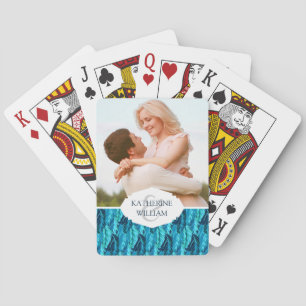 Add Your Name Tropical Birds Playing Cards