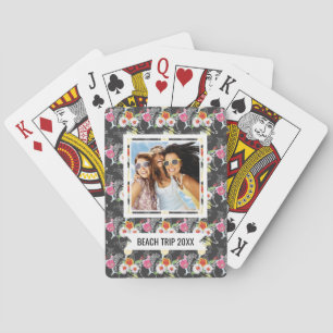 Add Your Name   Tropical Drinks With Animals Playing Cards