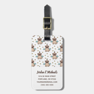 Add Your Name Unipug Pattern Luggage Tag