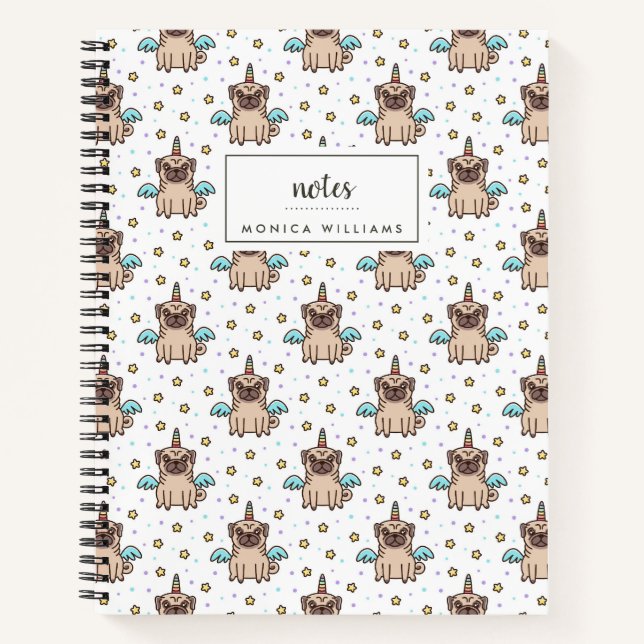 Add Your Name | Unipug Pattern Notebook (Front)