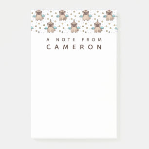 Add Your Name Unipug Pattern Post-it Notes