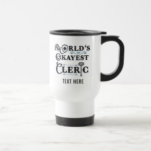 Add Your Name World Greatest Cleric Travel Mug