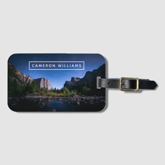 Add Your Name | Yosemite National Park Luggage Tag (Front Horizontal)
