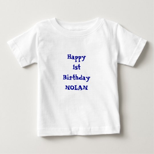 Add your namePersonalized Happy Birthday shirt