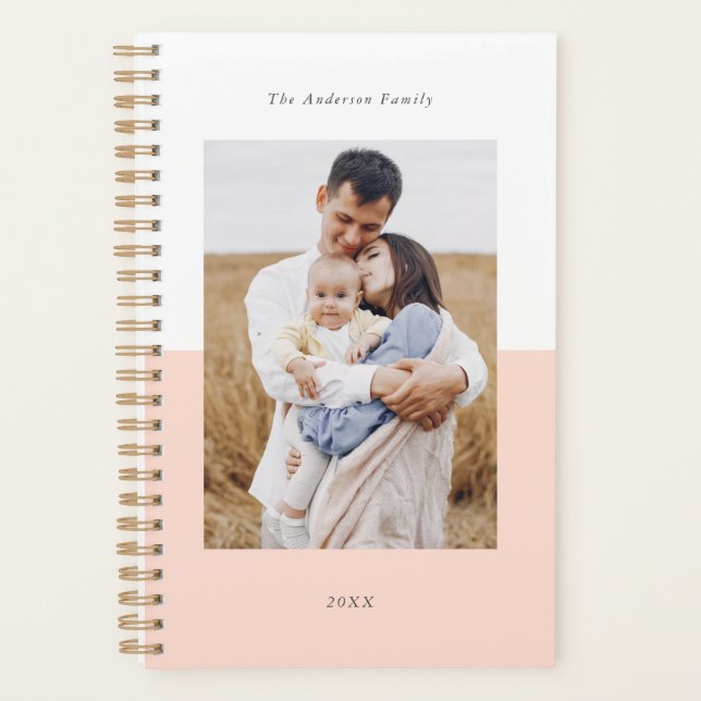 Add Your Own 3 Photo Gallery -  Modern Monthly Planner (Front)